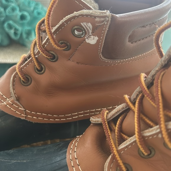 Sorel Waterproof Ladies Hiking Duck Boots sz 8 EUC Black Brown Lace Up Fur Lined - Picture 7 of 17